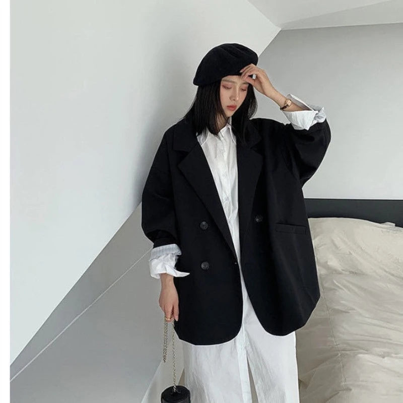 Blazer Women's Spring and Autumn 2025 New Autumn Clothing Design Temperament Blazer Women's Casual Suit Outside Blazer Women